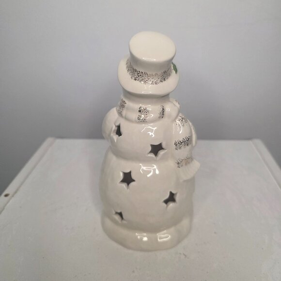 Lenox Snowman Lit Color Changing Figurine Seasons Sparkle 6.5 In NWT - Picture 4 of 9
